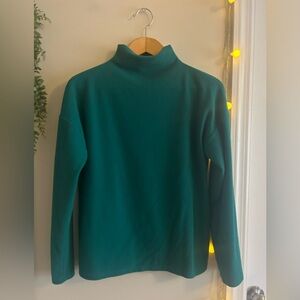 Fleece long sleeve turtleneck
